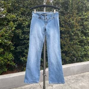 Vintage Y2K USA Made Angel Low Rise Flare Jeans